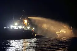 Drones strike ship carrying aid to Gaza, organizers say