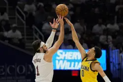 Haliburton’s 3 with 1.1 seconds left gives Pacers 120-119 stunning win over Cavs and 2-0 series lead